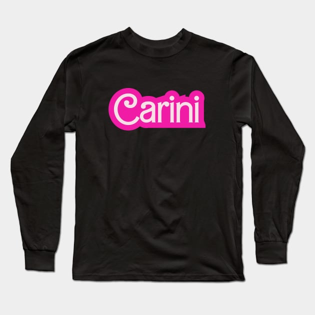 Phish Carini Barbie Hot Pink Baby Doll Long Sleeve T-Shirt by GypsyBluegrassDesigns